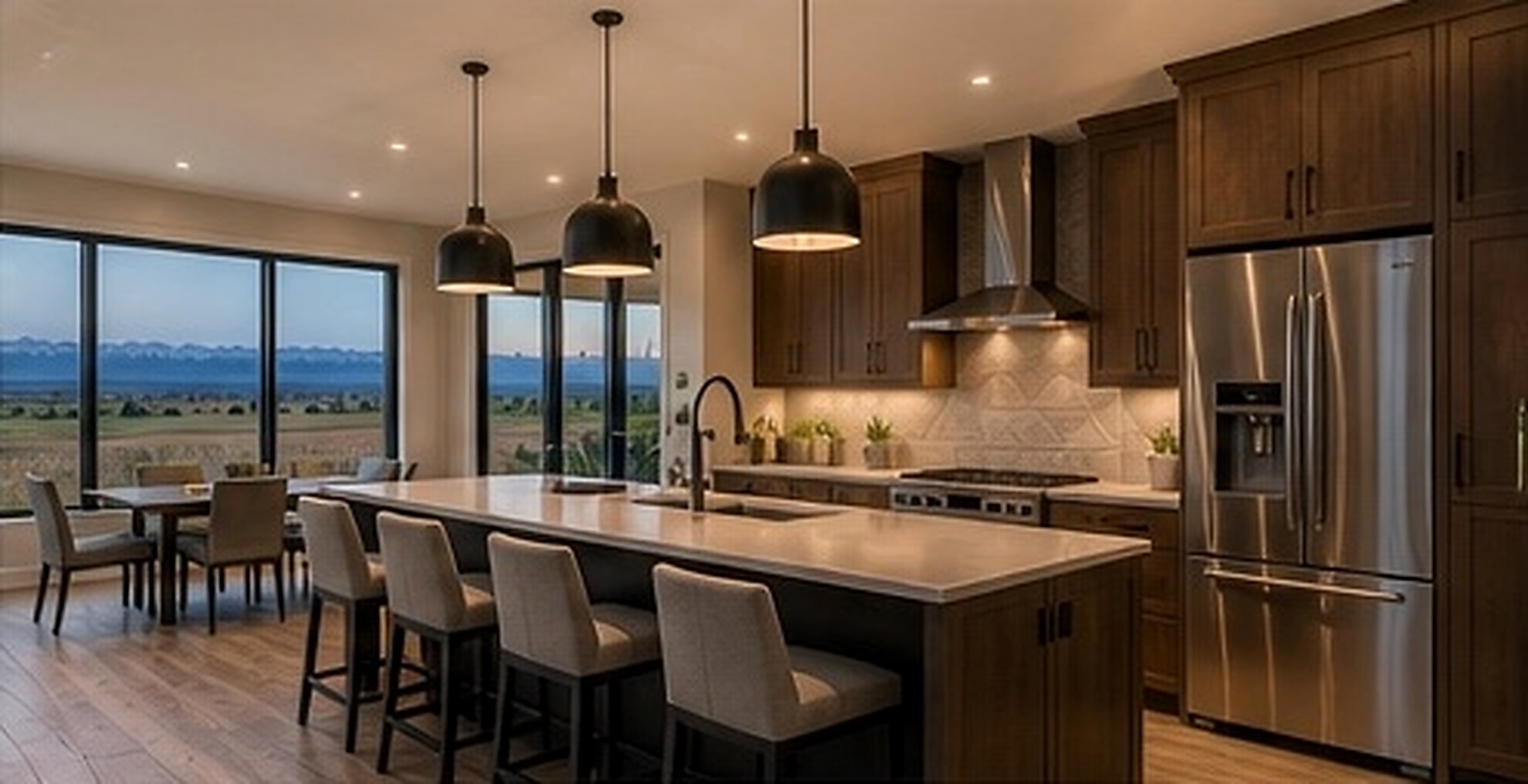 Kitchen and dining